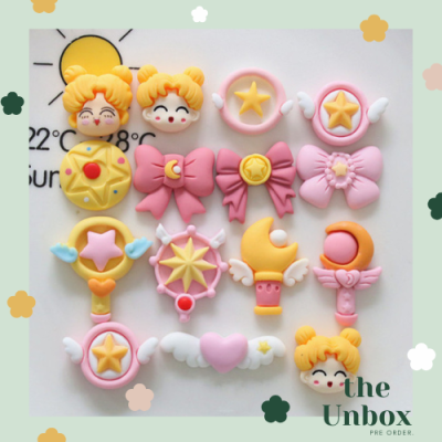 🪄💫Jibbitz ตัวติดรองเท้า เซตเซเลอร์มูน Sailor Moon💖พร้อมส่งจากไทย 💖