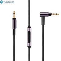 Aux 3.5มิลลิเมตรหูฟังเสียงส่วนต่อขยายสายเคเบิ้ลพร้อมไมโครโฟนเข้ากันได้สำหรับ WH-1000XM3 XM2 XM4/H900N H800