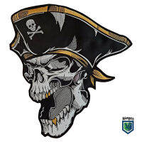 Pirate Large Back Patch for Vest