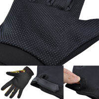 Summer Outdoor Sports Cycling Gloves Mens Non-Slip Silicone Bicycle Windproof Full Finger Gloves For Fishing