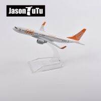 JASON TUTU กระเป๋า16Cm Brazil GOL Airlines B737-800เครื่องบินจำลองโมเดลเครื่องบินอากาศยานเครื่องบิน1/400โลหะแบบลดการขาย