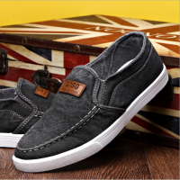 Men Casual Shoes รองเท้าแฟชั่น ผู้ชาย ลำลองแบบสวม Spring and Summer Canvas Shoes Korean Mens Shoes Low-top Casual Shoes LTH265 ?No.1 stores?