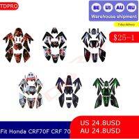 Motorcly Plastics Sticker Decal Graphics Kit For Honda CRF70F CRF 70 140Cc 150Cc 160Cc Dirt Pit Bike Taotao