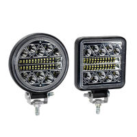 แท่งไฟไฟ Led 4 "102W 34Led 4800 LM 6000K สว่างเป็นพิเศษไฟ Flood Combo ทำงาน IP67กันน้ำสำหรับรถบรรทุก ATV SUV