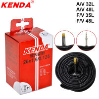 2ชิ้น KENDA ท่อด้านใน26กล้อง26*1.9-2.125 Schrader 32L 48L Presta 35L 48L จักรยานภายในหลอด26er จักรยานเสือภูเขายางบ้านอากาศ