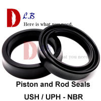 USH NBR U CUP SEAL UPH ID =11 mm-60 mm U Single Lip Hydraulic cylinder piston rod seal U Ring Nitrile ( Buna-N) Rubber buffer