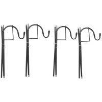 4Pcs 35.37 Inch Shepherd-Hooks Garden Ground Plant Stand Lantern Stake for Outdoor Hanging Plants Basket Hanger Light