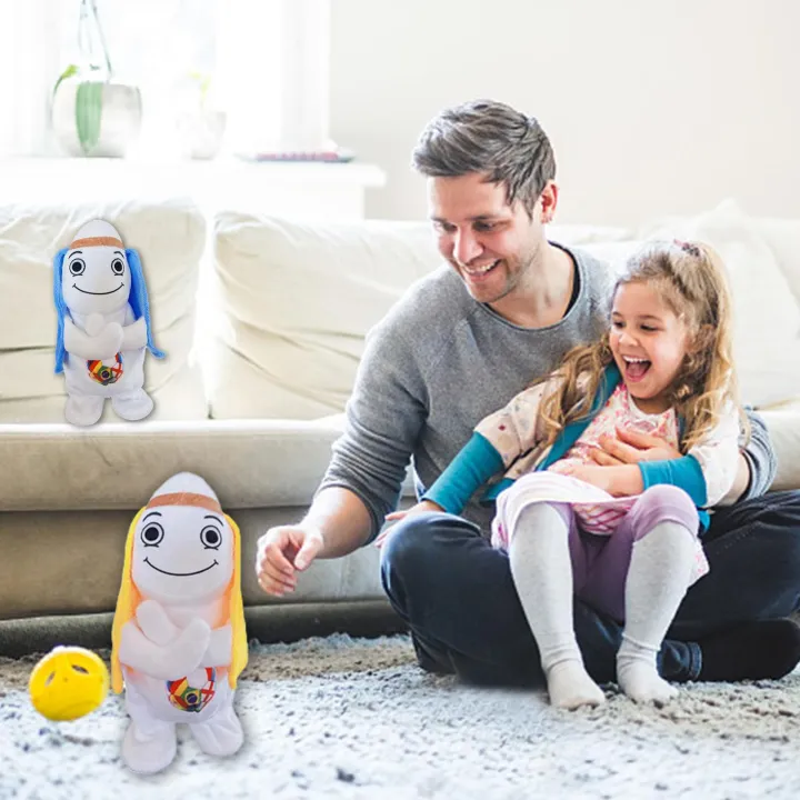 Qatar Electric Plush Toy Soft Stuffed Souvenir Walking Singing