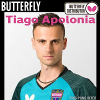 ไม้เปล่า BUTTERFLY ชื่อนักกีฬา รุ่น TIAGO APOLONIA ZLC