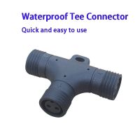 1pcs Waterproof E27 Tee Connector Lamp Head Outdoor Waterproof Connector Led Plug Farm String Light Connector