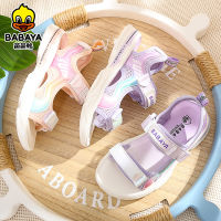 Barbara Duck Girls Sandals 2023 New Summer Fashion Little Girl Soft Sole Sandals Childrens Open Toe Beach Shoes