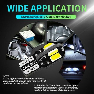 20Pcs Safe Modified Longer Service Time 12V Car LED Wedge Parking Light Width Lamp Car Dome Light for Width Lamp