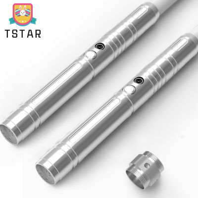 โลหะ Lightsaber แสงที่มีสีสัน Led Flash Stick Alloy Grip Sword ของเล่นพร้อม Strike Sound สำหรับเด็กผู้ชายเป็นของขวัญ【cod】