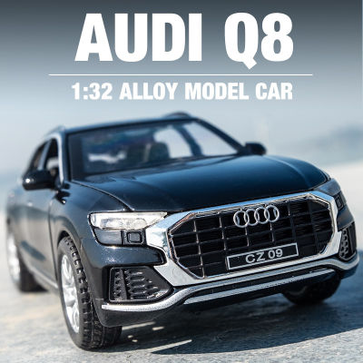 Car To Audi Q8 Alloy Car Model Simulation 1:32 Metal Warrior Decoration Children Boy Toy Car Stall
