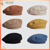 YESHE สีทึบทึบ หมวกเบเร่ต์ อังกฤษอังกฤษอังกฤษ ผ้าคอตตอน หมวกเบเร่ต์เด็กหญิง ภาษาญี่ปุ่นญี่ปุ่น เรโทร หมวกสำหรับจิตรกร ผู้หญิงผู้หญิงผู้หญิง