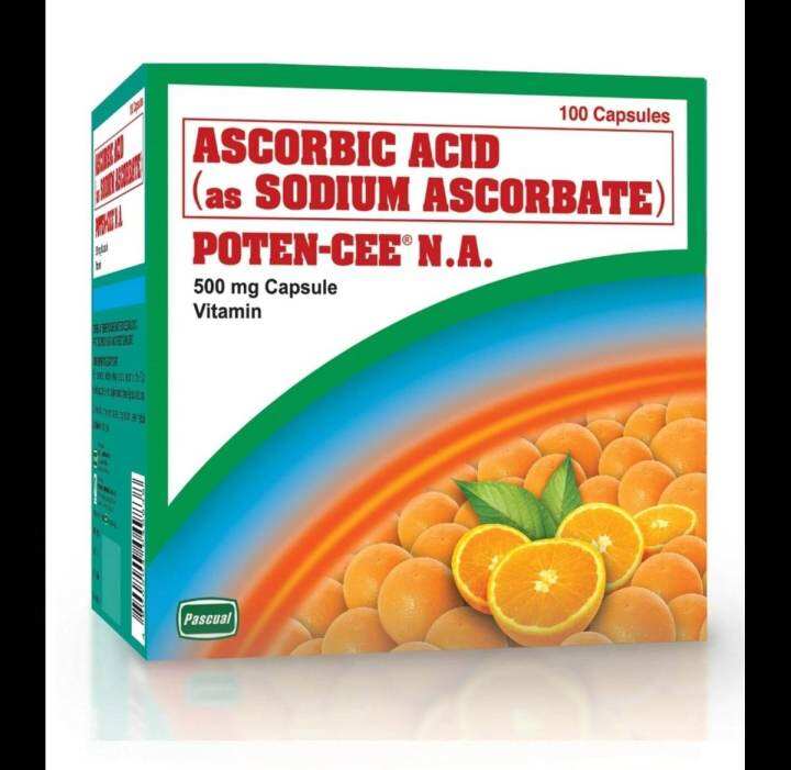 Potencee Ascorbic Acid as Sodium Ascorbate ( Nonacidic Vitamin C ) 500mg Lazada PH