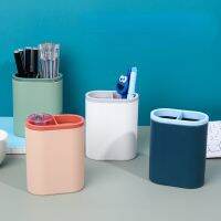 Kreatif Multifungsi Pemegang Pena Makeup Desktop Kantor Organizer Persediaan Penyimpanan Kosmetik