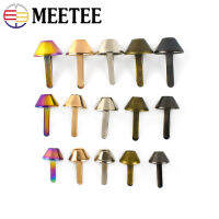 50Pcs 101215mm Colored Metal Bag Nail Shoes Studs Rivet Two-Legged Bucket Decoration Cap Rivets DIY Leather Crafts Accessories