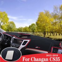 แผ่นปิดแผงหน้าปัดรถยนต์สำหรับ Changan Cs35 2012-2016แผ่นรองม่านบังแดดแผงหน้าปัดรถยนต์อุปกรณ์เสริมรถยนต์