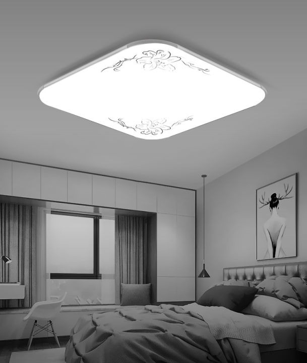 yonuo-โคมไฟเพดานห้องนอนไฟห้องรับประทานอาหารไฟทางเดินไฟศึกษาไฟ-led-ไฟสี่เหลี่ยมสไตล์นอร์ดิก39-39cm
