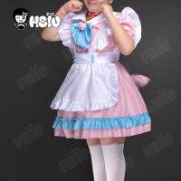 Women Maid Outfit Cosplay male Plus Size Sweet Gothic Lolita Dresses Cosplay HSIU Apron Dress Uniforms Plus Size Short skirt