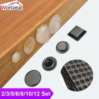 Door Stops Self Adhesive Rubber Damper Buffer Cabinet Bumpers Silicone Furniture Pads Cushion Protective Hardware Decorative Door Stops