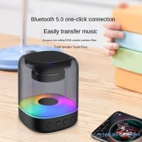 CPSM spot Amazon best selling RGB colorful wireless Bluetooth speaker mini wireless speaker led Bluetooth speaker audio system desktop card USB flash disk personalized gift audio Super Bass CP