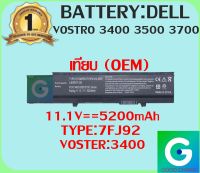 BATTERY:DELL VOSTRO 3400 เทียบ (OEM)ใช้ได้กับรุ่น Vostro 3400 Vostro 3500 Vostro 3700 รับประกันสินค้า 1ปี