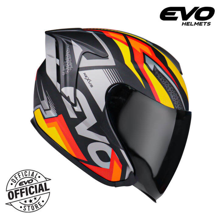 EVO RX5 Nexus Half Face Dual Visor Helmet with Free Clear Lens Lazada PH