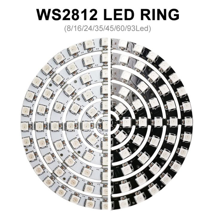 DC5V Led Ring WS2812B Individually Addressable 3Pin Built-in IC 5050 RGB  Circle Module Full Color Light 8/16/24/35/45/60/93Pixel | Lazada PH