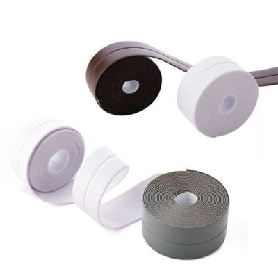 Waterproof Mold Proof Adhesive Tape Durable Use PVC Material Kitchen Bathroom Wall Sealing Tape Gadgets 3.2M Adhesives Tape