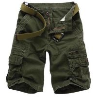 Mens Cargo Shorts Men Casual Cotton Multi-pocket Overalls bermuda masculina Mens Summer Military Sports Short Pants Shorts Man