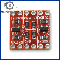 Shockley โมดูลชิฟเตอร์สองทิศทาง3.3V 5V 2ช่องลอจิกระดับโมดูลตัวแปลง TTL พร้อมหัวเข็มสำหรับ Arduino Raspberry Pi