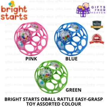 Baby Bright Starts Oball Rattle Grasp Toy 