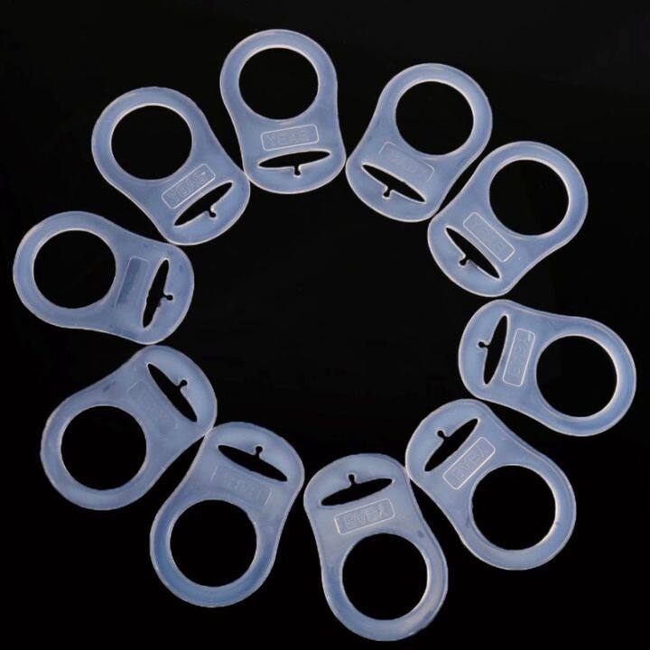 10-pcs-button-silicone-ring-mam-pacifier-holder-mannequin-clip-adapter-transparent