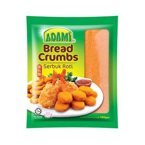 ADAMI Bread Crumb (Orange) 500g / ADAMI面包糠橙 / ADAMI Serbuk Roti Oren ...