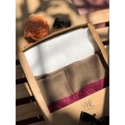 Khăn choàng lụa tơ tằm CHẤT SILK cho nữ từ sợi tơ nhỏ đều không tua kiểu