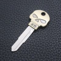 1 PCS Skull Motorcycle Uncut brass Blade Blank Key Embryo Fit For Honda motorcycle