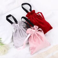 【CW】 Reusable Cotton Drawstring Wedding Use Sachet Storage Charms Jewelry velvet