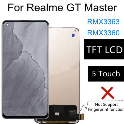 6.43 "TFT LCD สำหรับ Realme GT Master Edition RMX3363จอแสดงผล LCD Touch Screen Assembly สำหรับ Realme RMX3360 LCD