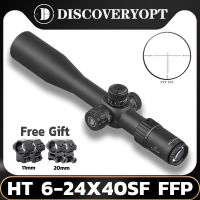 DISCOVERY HT 6-24X40SF FFP ขอบเขตโลหะคุณภาพสูงกล้องส่องทางไกลขนาดเส้นผ่าศูนย์กลาง 30 มม. โฟกัสด้านข้าง