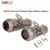 2.5Inches/60MM Motorcycle Exhaust Muffler Pipe Motocross Escape Racing Moto Exhaust GP Stainless Steel For S1000RR MT-09 Z1000 DL250 GSXR1000 CBR1000R DL250 RC390 duke200 Sniper150 etc