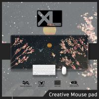 Swallows And Hanami Mouse pad Large Gaming Mouse Pad Oversized Stitched Edge Deskpad Extended Mousepad