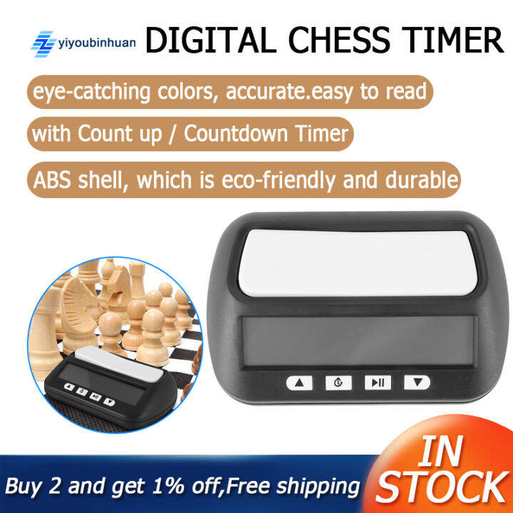 Chess Clock, Digital Chess Timer & Game Timer, 3In1 Multipurpose