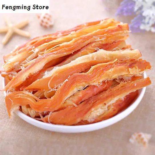 (RANRANSQUIRREL)Shredded squid strips + squid shreds， seafood snacks