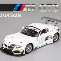 ACCA 124 BMW GT3แข่งรถของเล่นรุ่นล้อแม็ก D Iecast ประตูเปิดด้วยแสงเสียงจำลองขนาดยานพาหนะรุ่นของเล่นสำหรับ BoysM