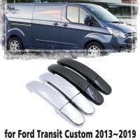 【CW】۞✤○  Carbon Car handle Or Door Handles Cover for Transit Custom 2013 2019 Accessories Cap 2014 2015 2016