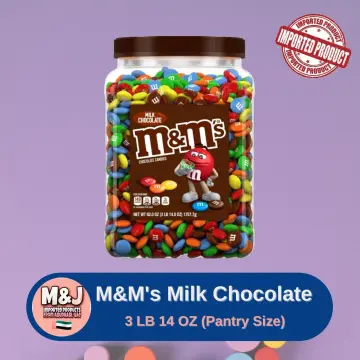 M&M's Milk Chocolate Candies 3lb 14oz Jar