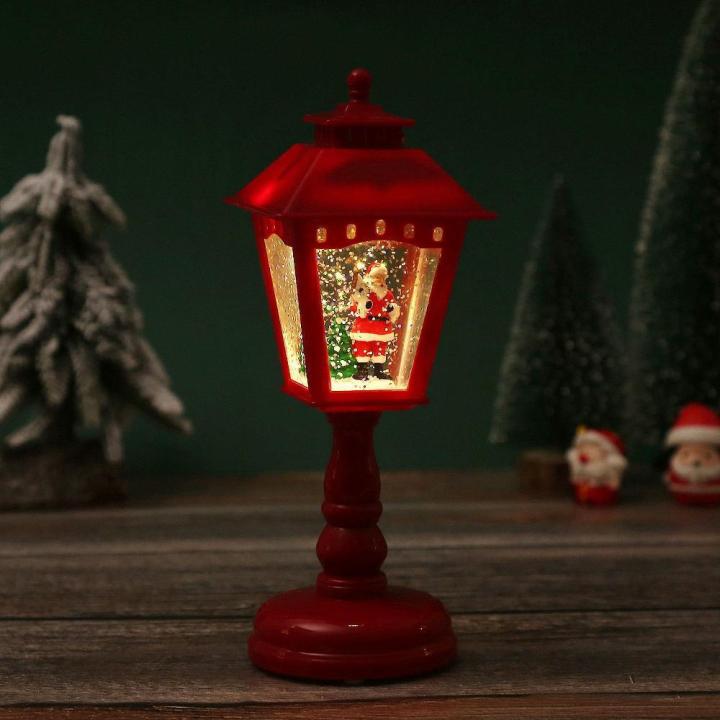 ตกแต่งคริสต์มาสลมไฟแสงเพลงโต๊ะไฟไฟกลางคืนขนาดเล็กตกแต่งสร้างสรรค์ของขวัญคริสต์มาส