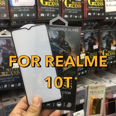 Realme 10T/10(5G)/11เรียวมี ฟิล์มกันรอย ฟิล์มกระจกกันรอยฟิล์มกันรอยหน้าจอหิล์มกระจระจกกันรอยเต็มจอขอบดำแบบด้าน(MATTE)